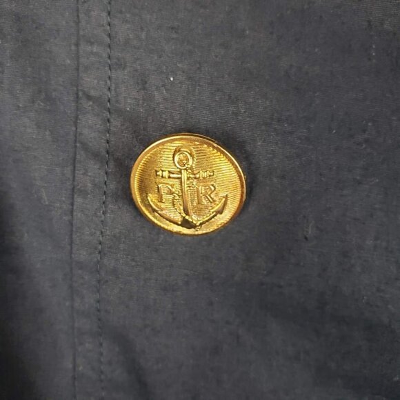 Shabby Apple Pencil Skirt Nautical Pinup Retro Wiggle Navy Blue Size XS - Picture 3 of 7